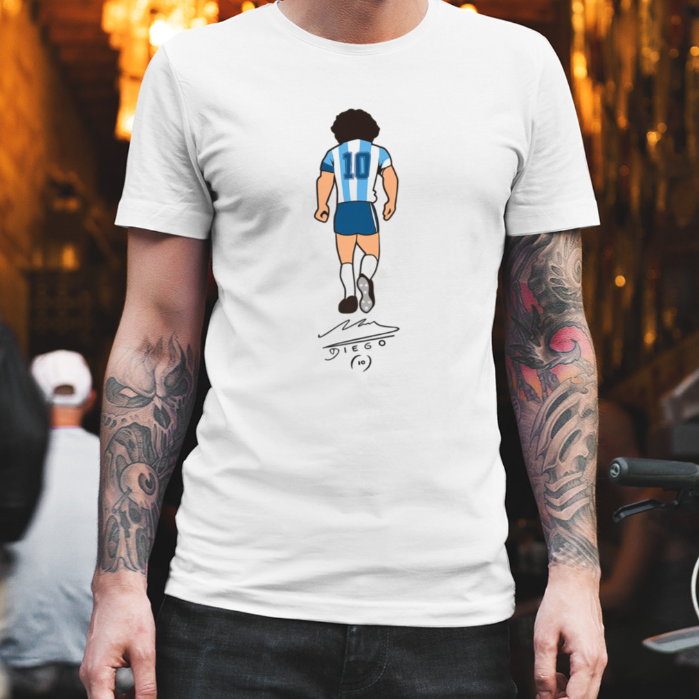 Cute Cartoon Design D10s The Legends Diego Maradona shirt