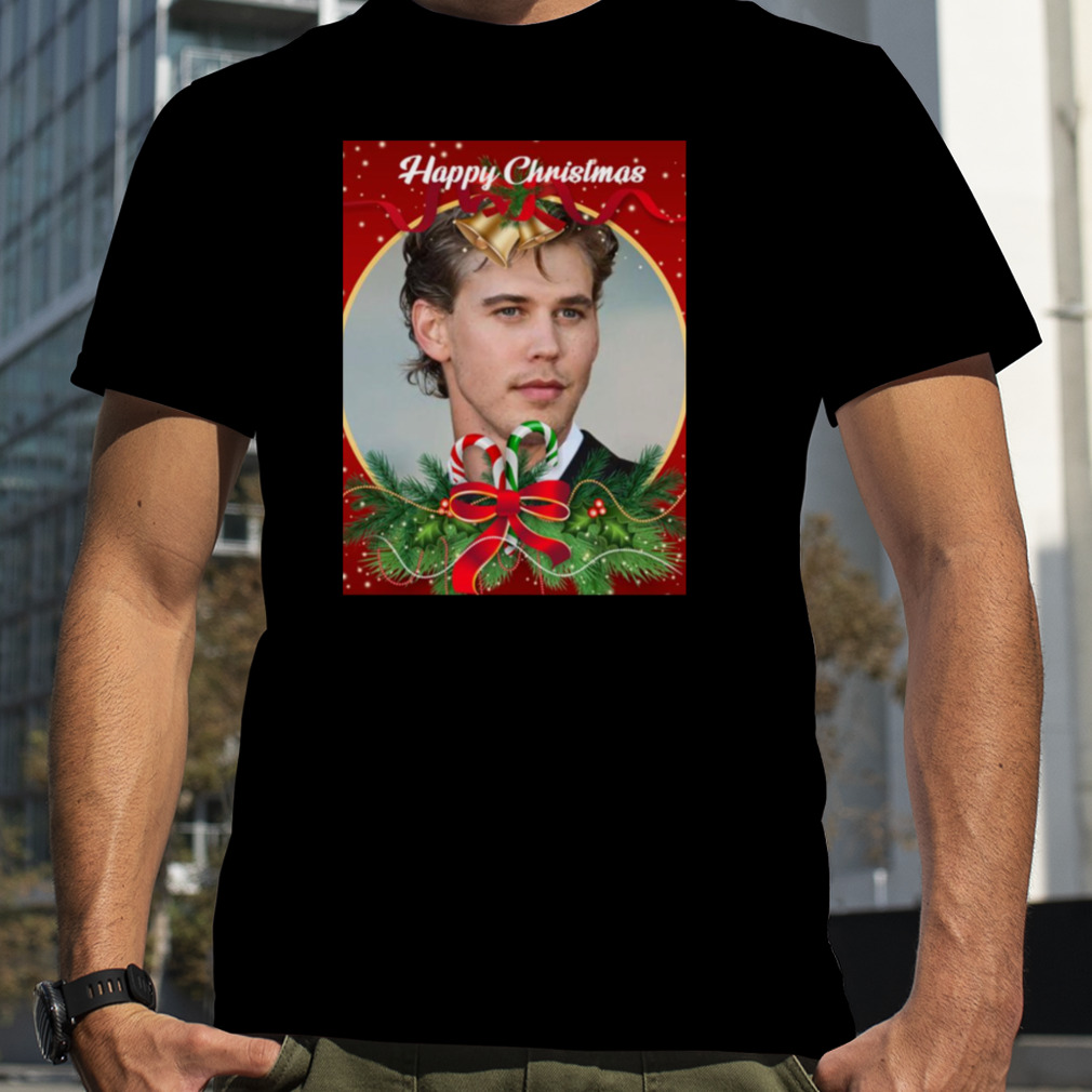 Happy Christmas Austin Butler Portrait Design shirt