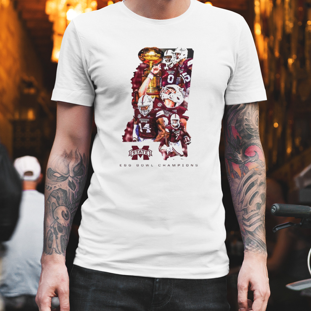 Mississippi State The Dawgs Run This State Wins The Egg Bowl Champions Shirt