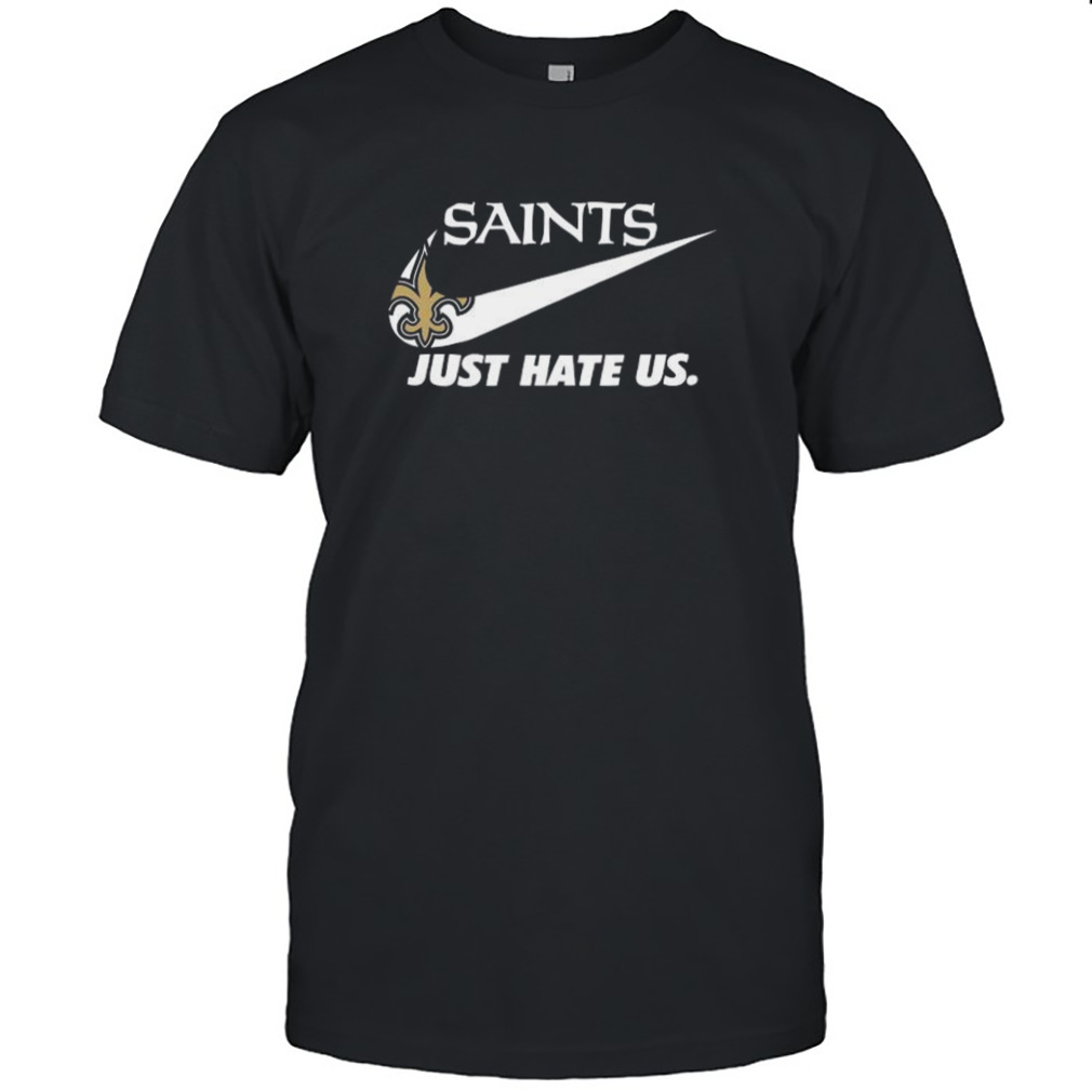 Official nike new orleans saints just hate us logo shirt, hoodie