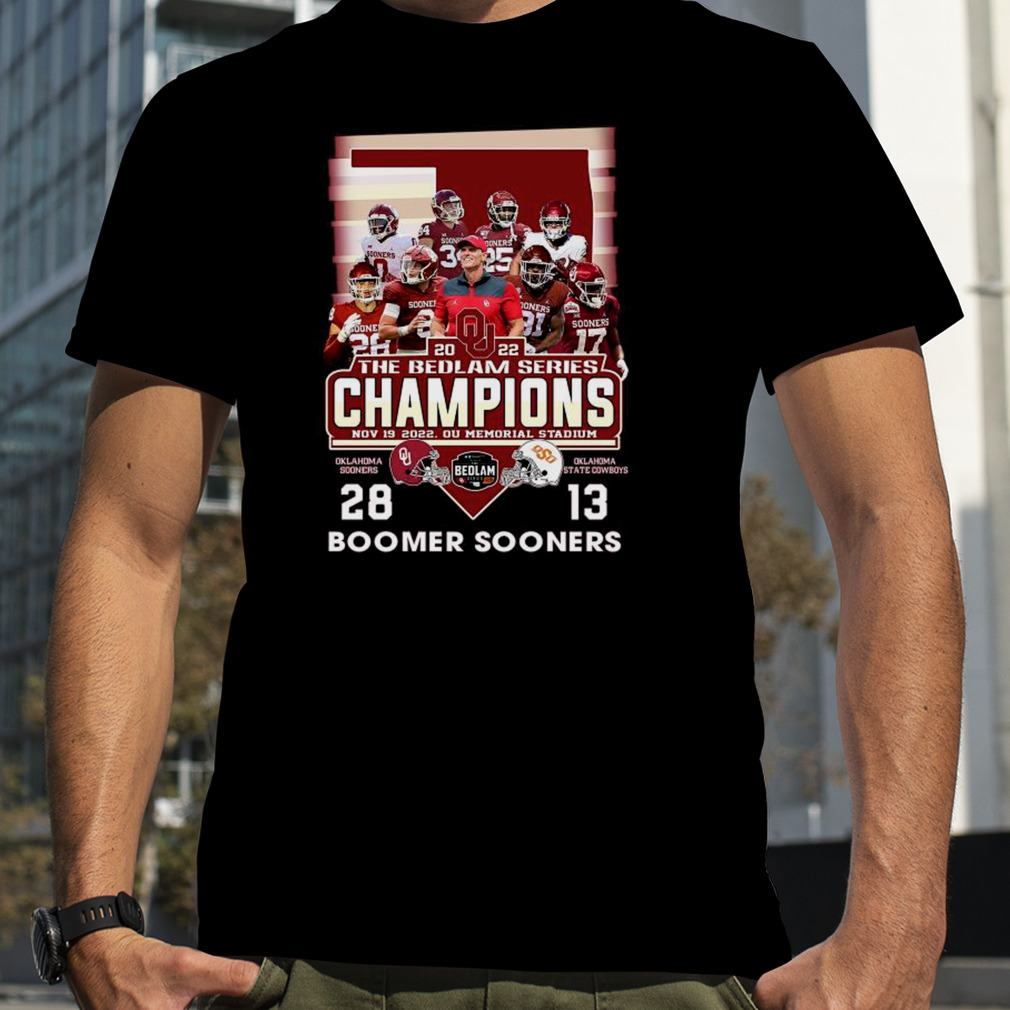 Oklahoma Sooners 2022 the Bedlam Series Champions 28-13 Boomer Sooners shirt