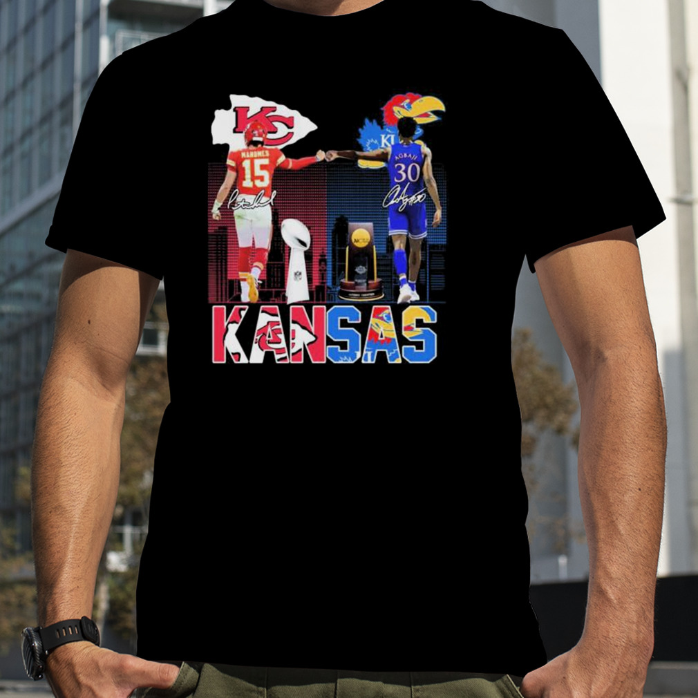 Kansas City Chiefs Mahomes Jayhawks Agbaji and Royals Pérez