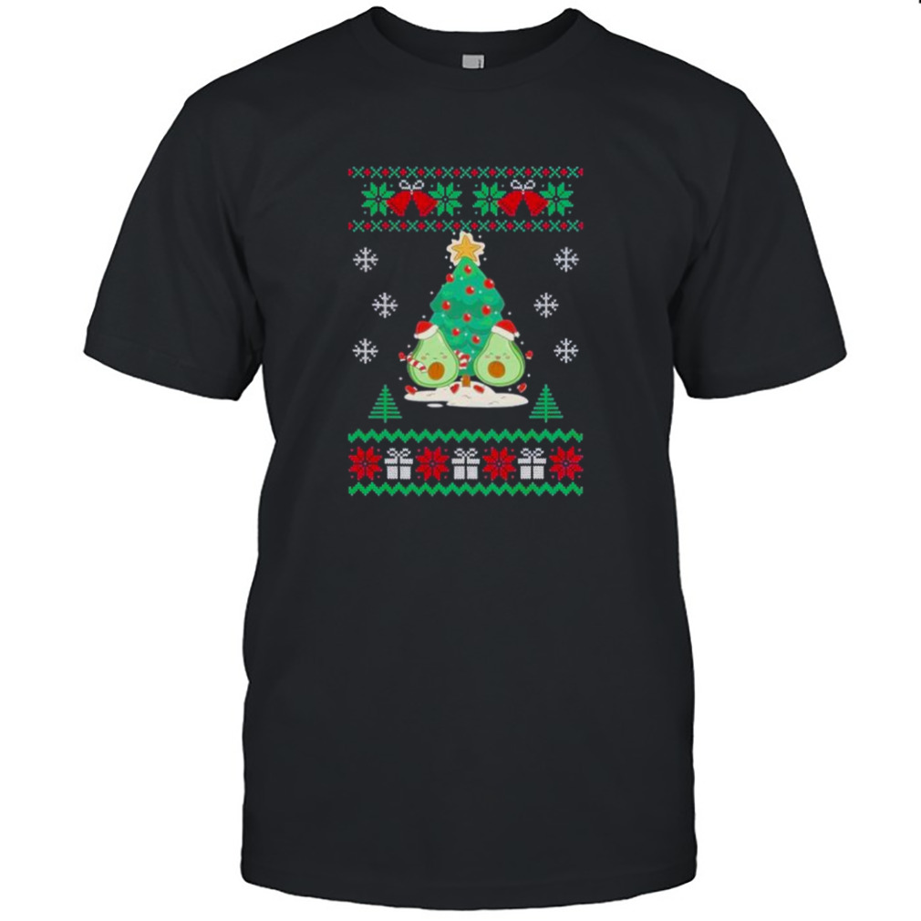Santa Avocado Tree Christmas 2022 shirt