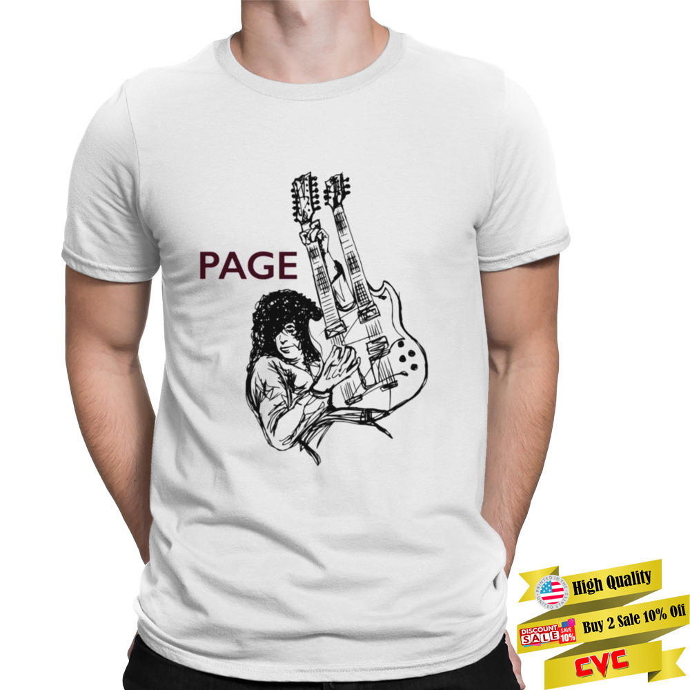 Sketch Holiday Jimmy Page shirt