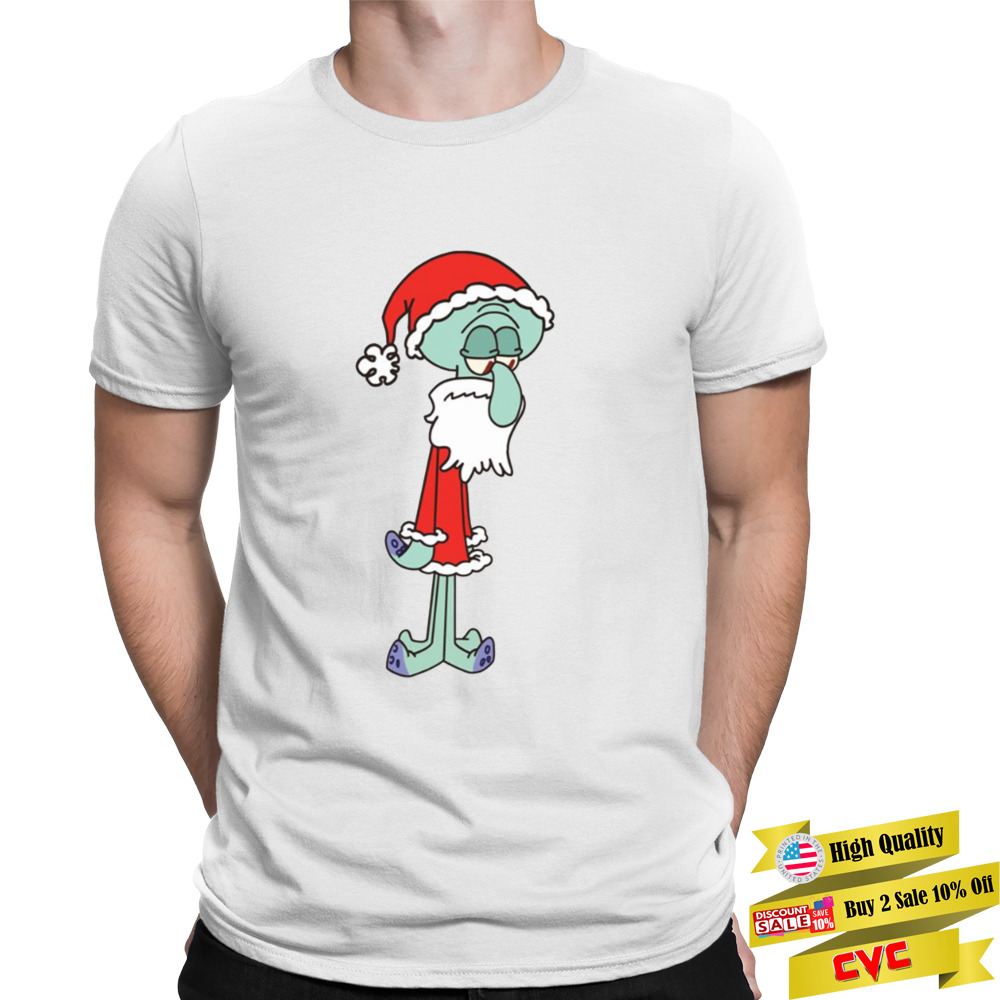 Squidward Santa Spongebob Christmas shirt
