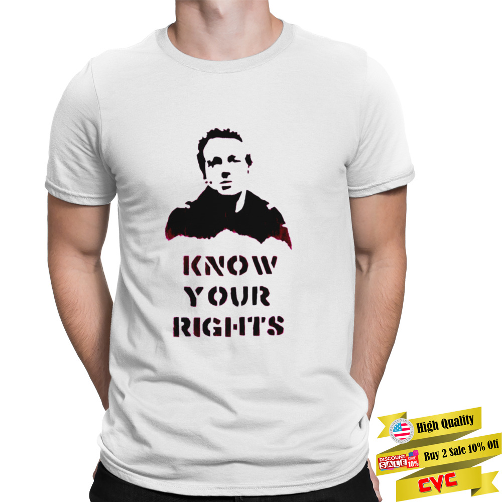 Strummer ~ Know Your Rights shirt