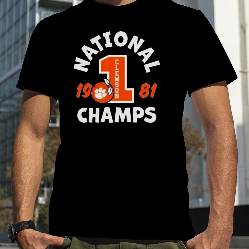 Clemson Football 1981 National Champs Shirt