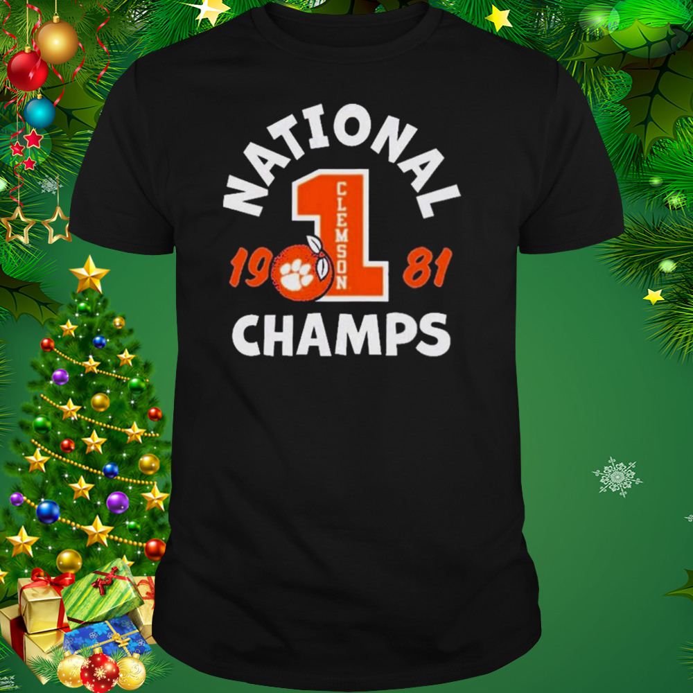 Clemson Football 1981 National Champs Shirt
