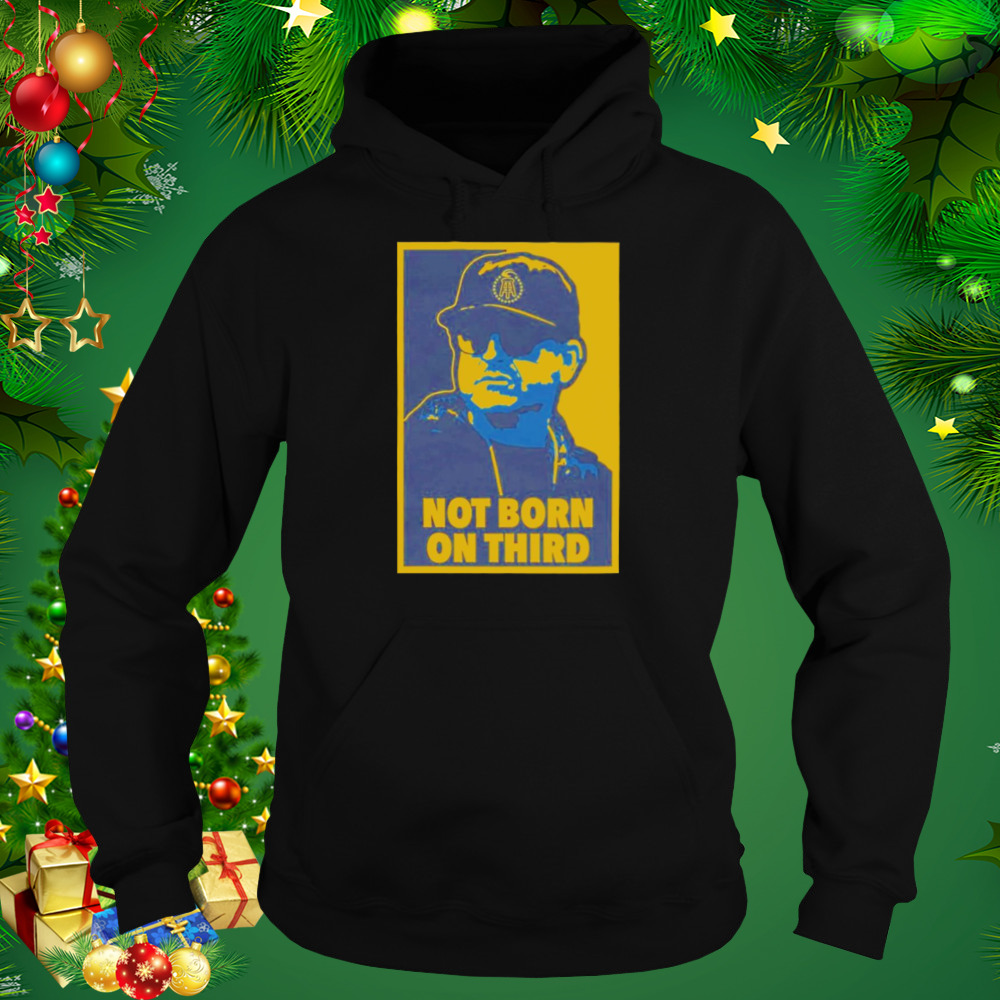 Jim Harbaugh not born on third shirt 4 Hoodie tshirt