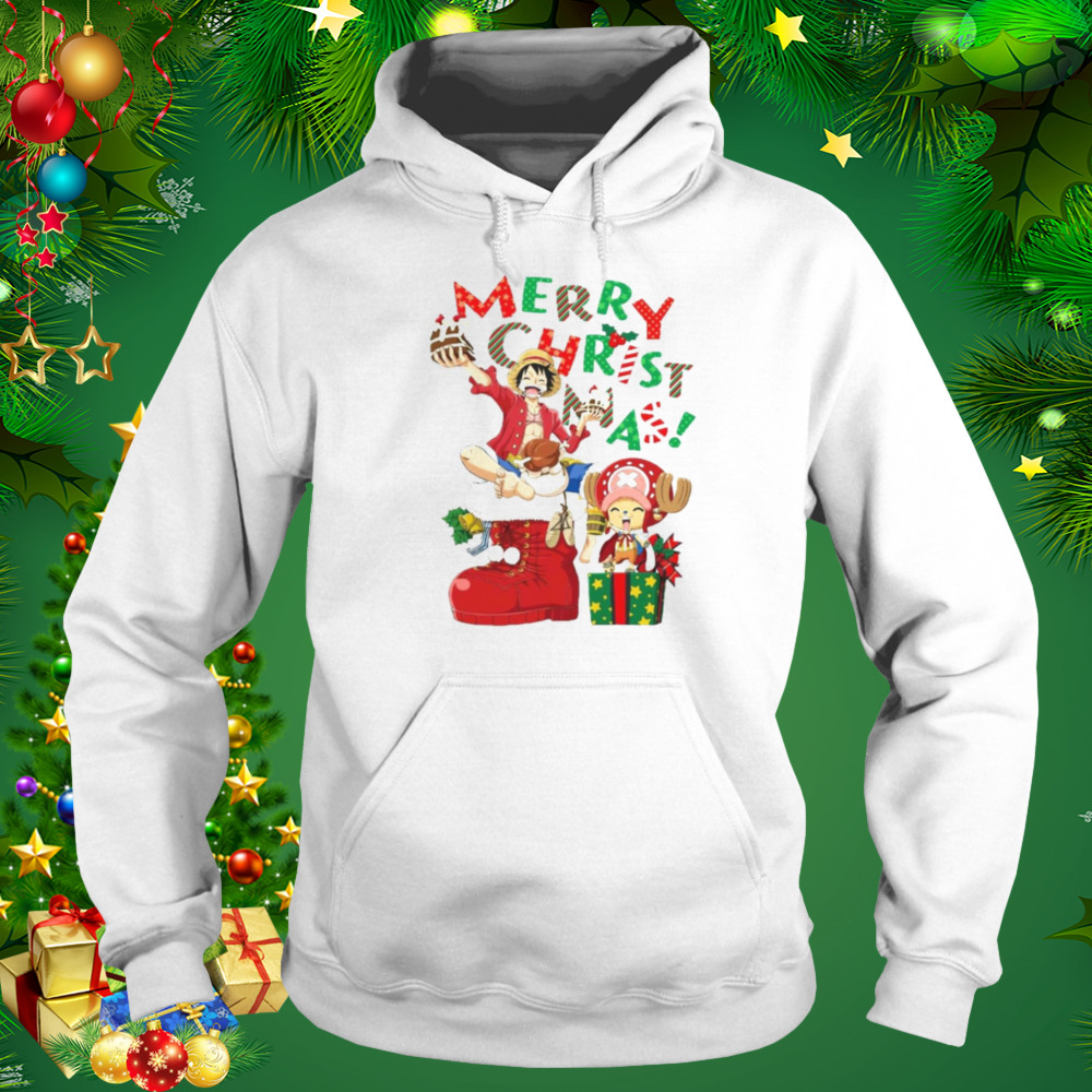 Merry Christmas From Luffy And Chopper One Piece Luffy And Chopper One Piece  shirt - Limotees