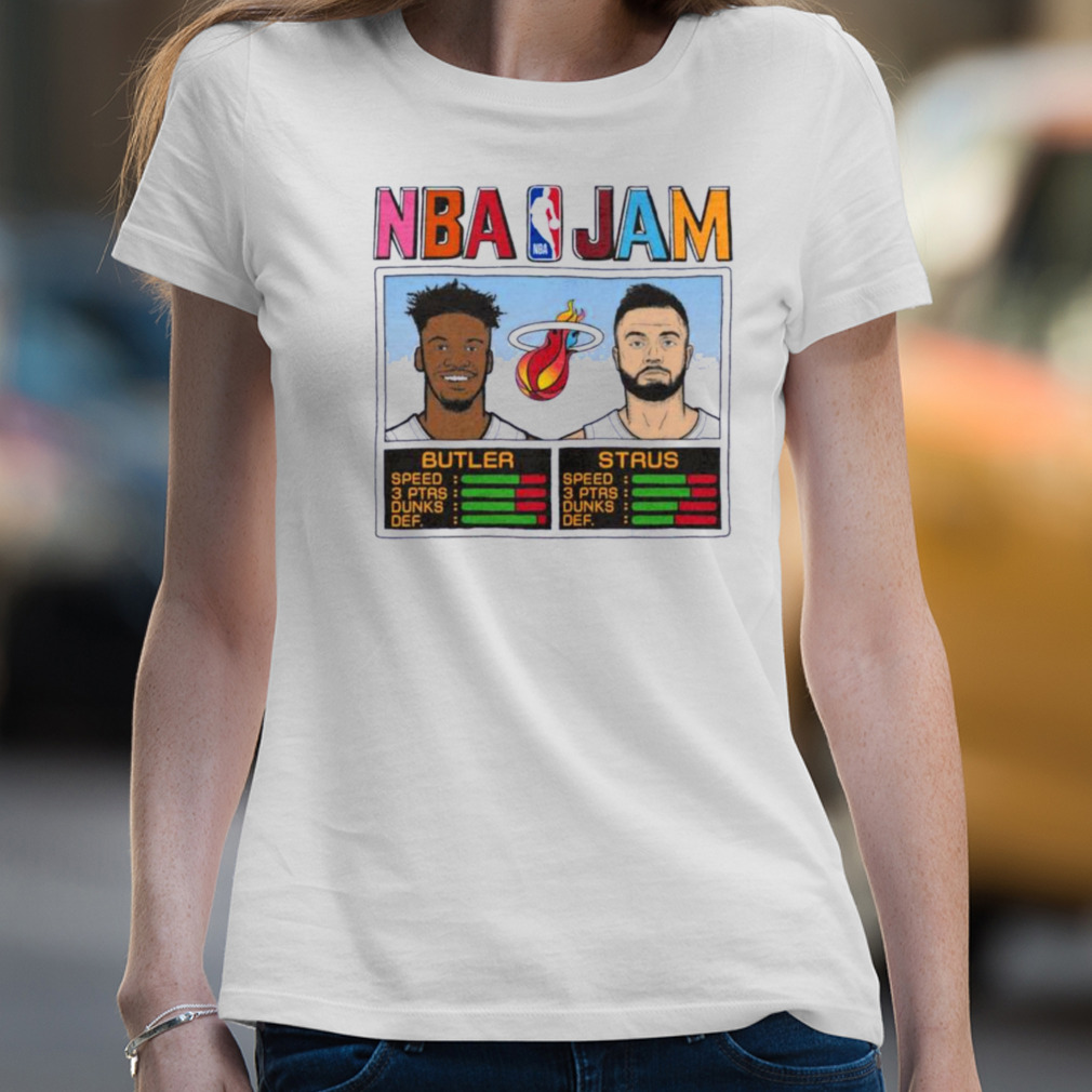 NBA Jam Miami Heat Jimmy Butler & Max Strus Shirt - Teespix - Store Fashion  LLC