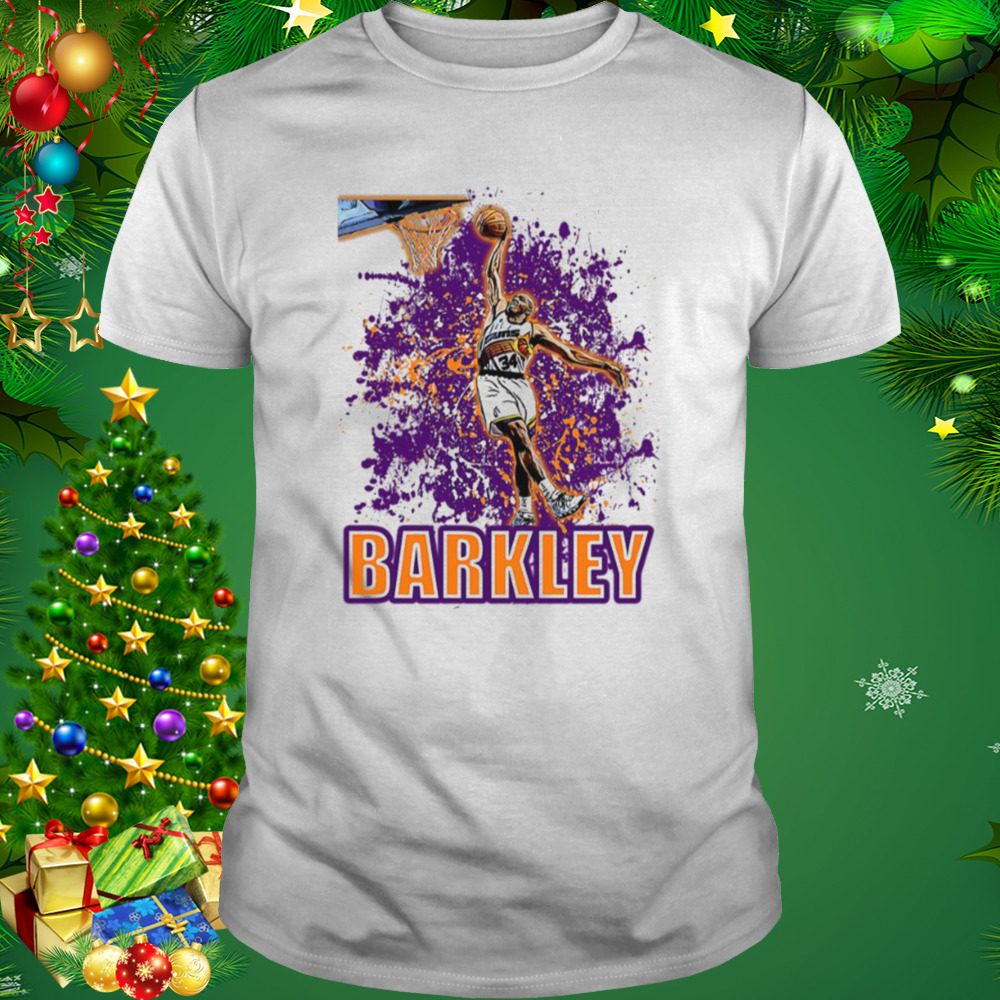 Phoenix Suns Colorful Art Charles Barkley shirt