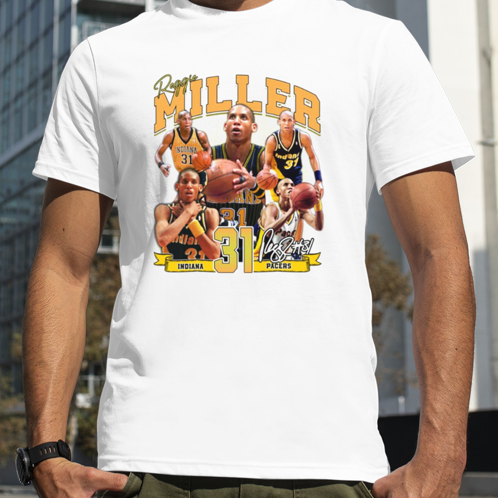 Reggie Miller Choke Sign Basketball Legend Player shirt
