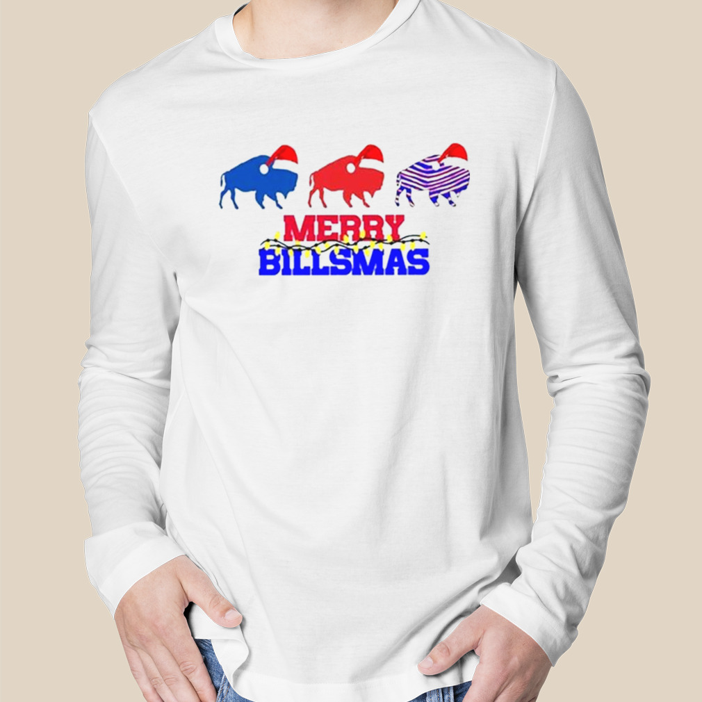 Official Santa Buffalo Bills Merry Billsmas Christmas 2022 T-Shirt