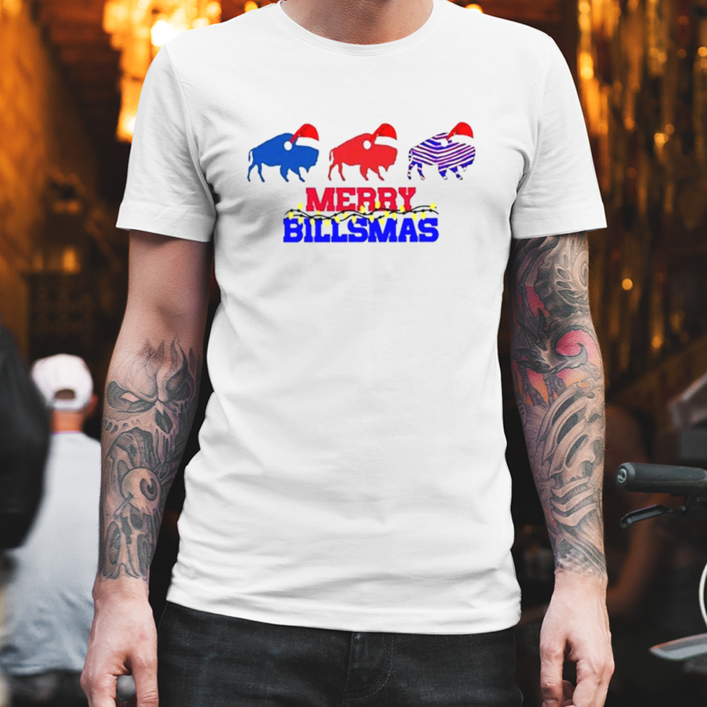 Official Santa Buffalo Bills Merry Billsmas Christmas 2022 T-Shirt