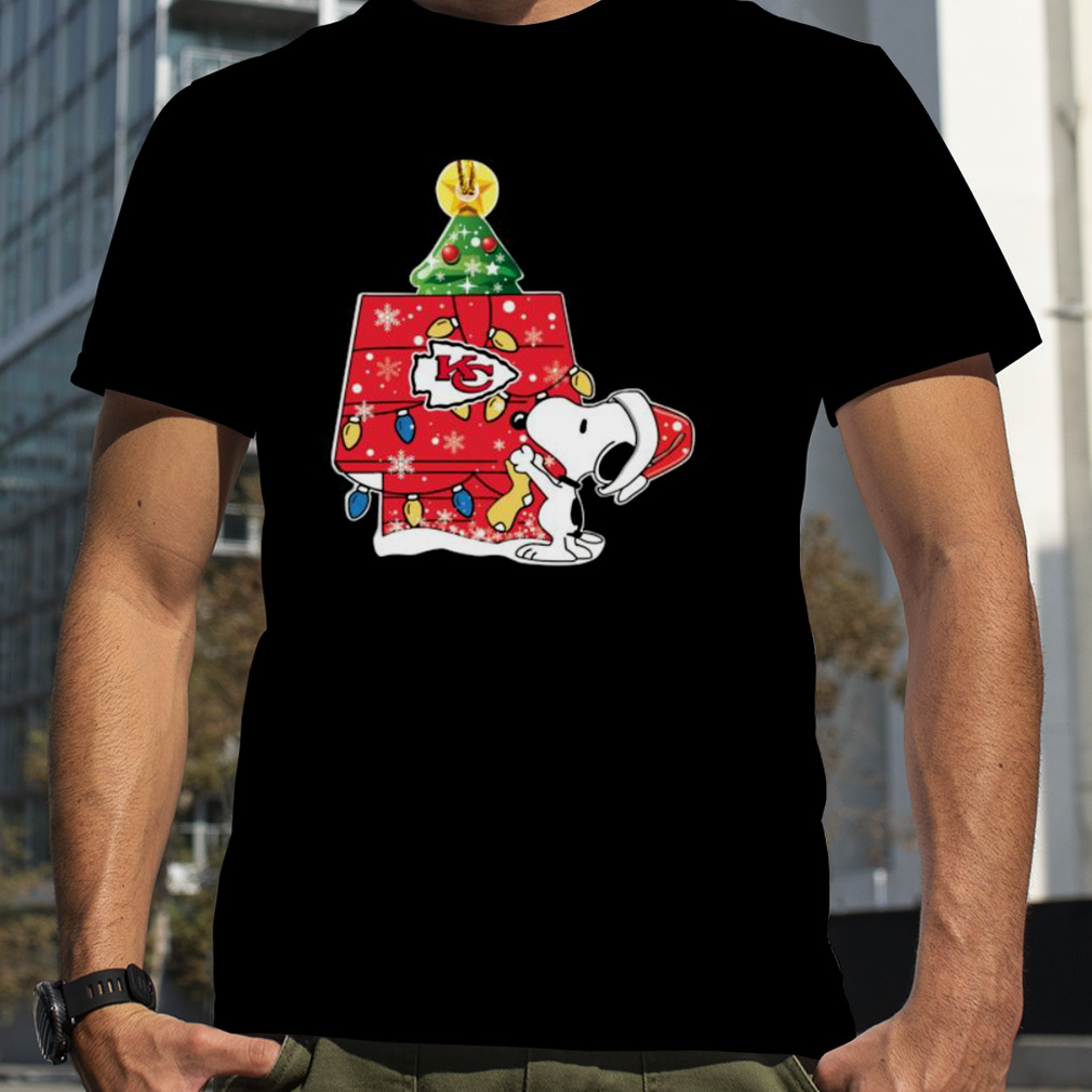 Awesome Cute Kansas City Chiefs Elephant Christmas Shirt - Daintytee