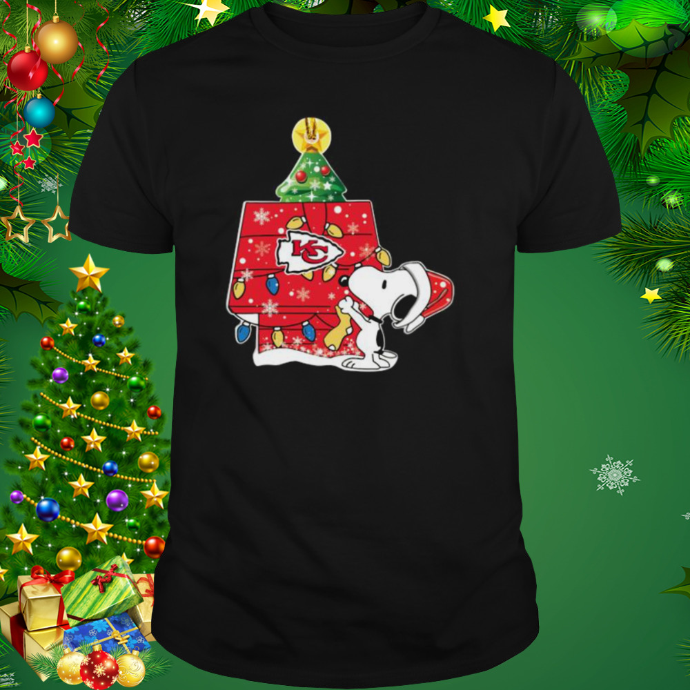 Snoopy Santa Hat Kansas City Chiefs Christmas 2022 shirt