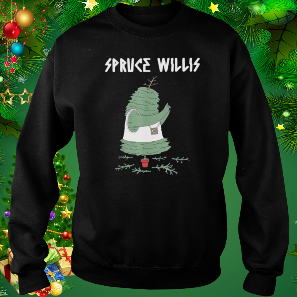 Spruce Willis Apparel Merry Christmas Tree Spy Shirt 5 Sweat tshirt