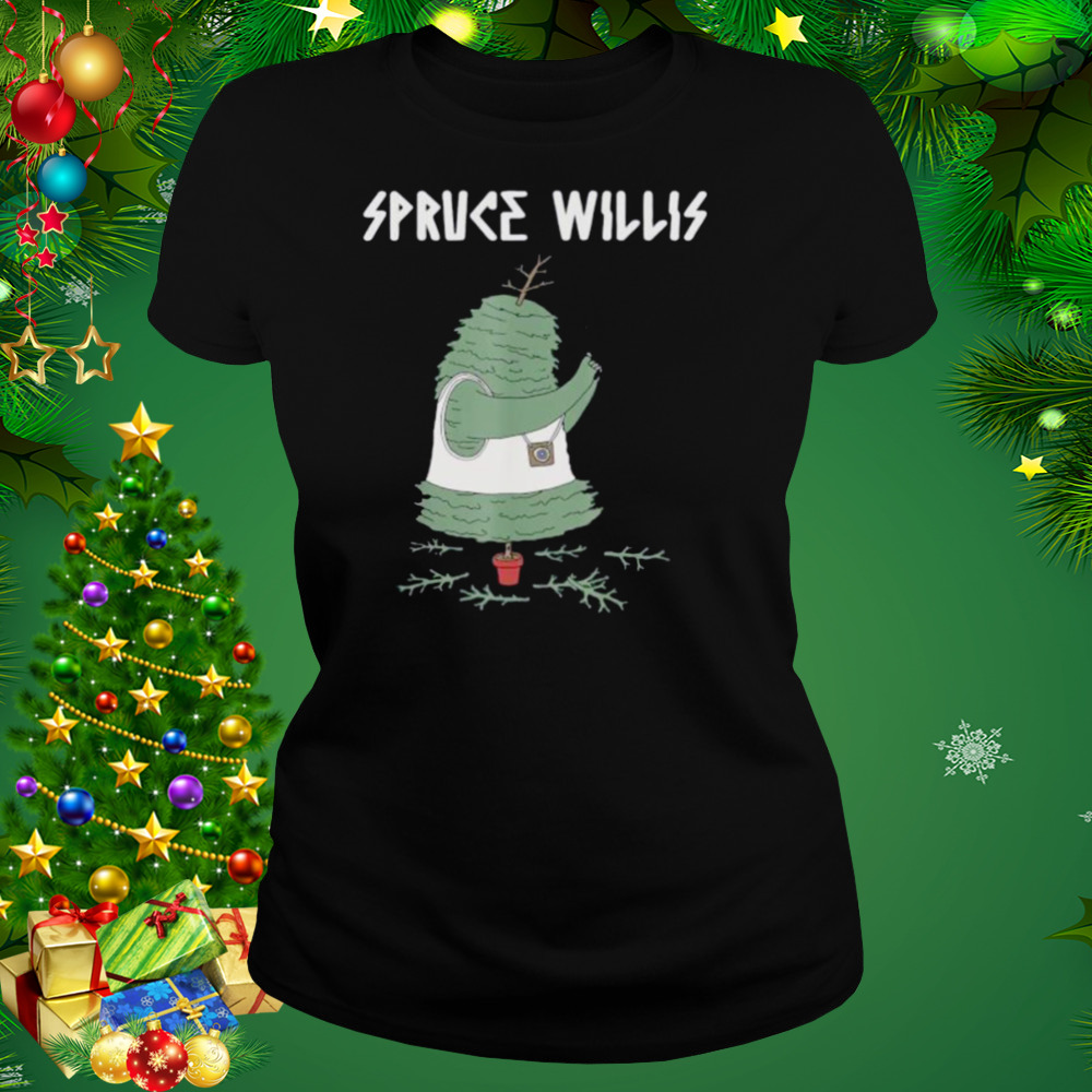 Spruce Willis Apparel Merry Christmas Tree Spy Shirt 2 Women's tshirt