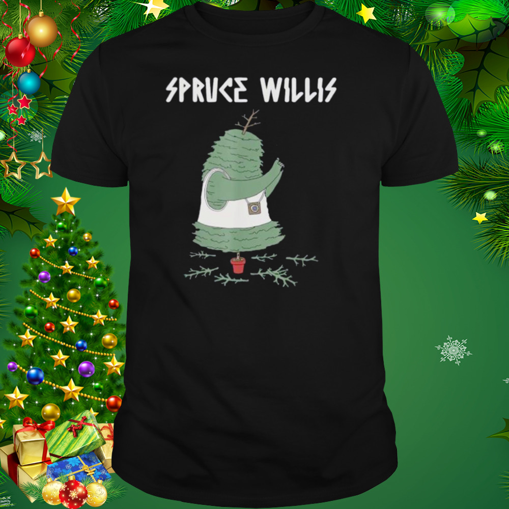 Spruce Willis Apparel Merry Christmas Tree Spy Shirt