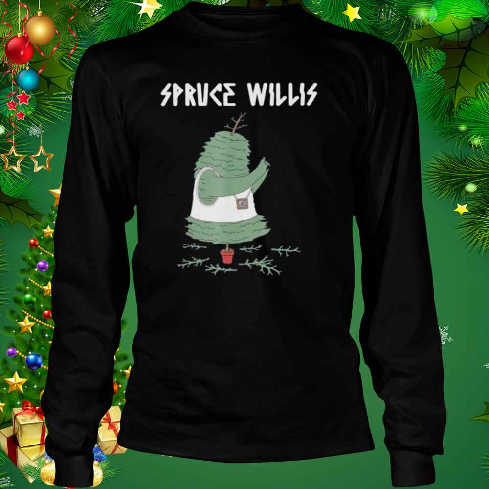 Spruce Willis Apparel Merry Christmas Tree Spy Shirt 3 Longsleeve tshirt