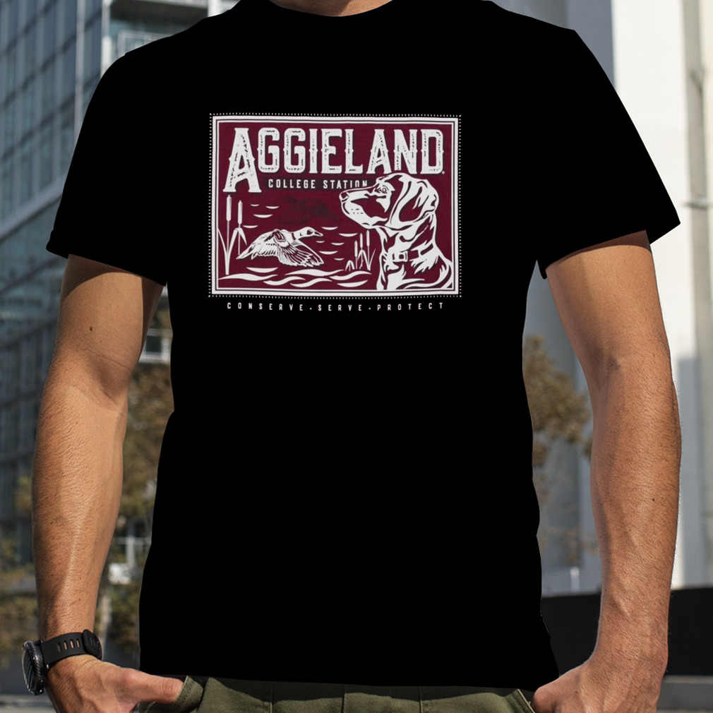 Texas A&M Aggieland College Station Ducks Unlimited Aggieland Lab Shirt