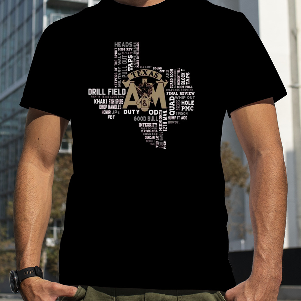 Texas A&M Aggies Corps Of Cadets Verbiage Shirt