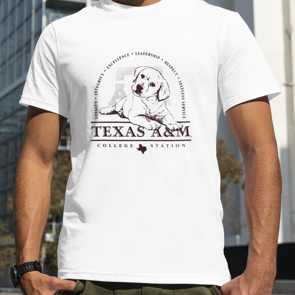 Texas A&M Puppy Core Values College Station Shirt