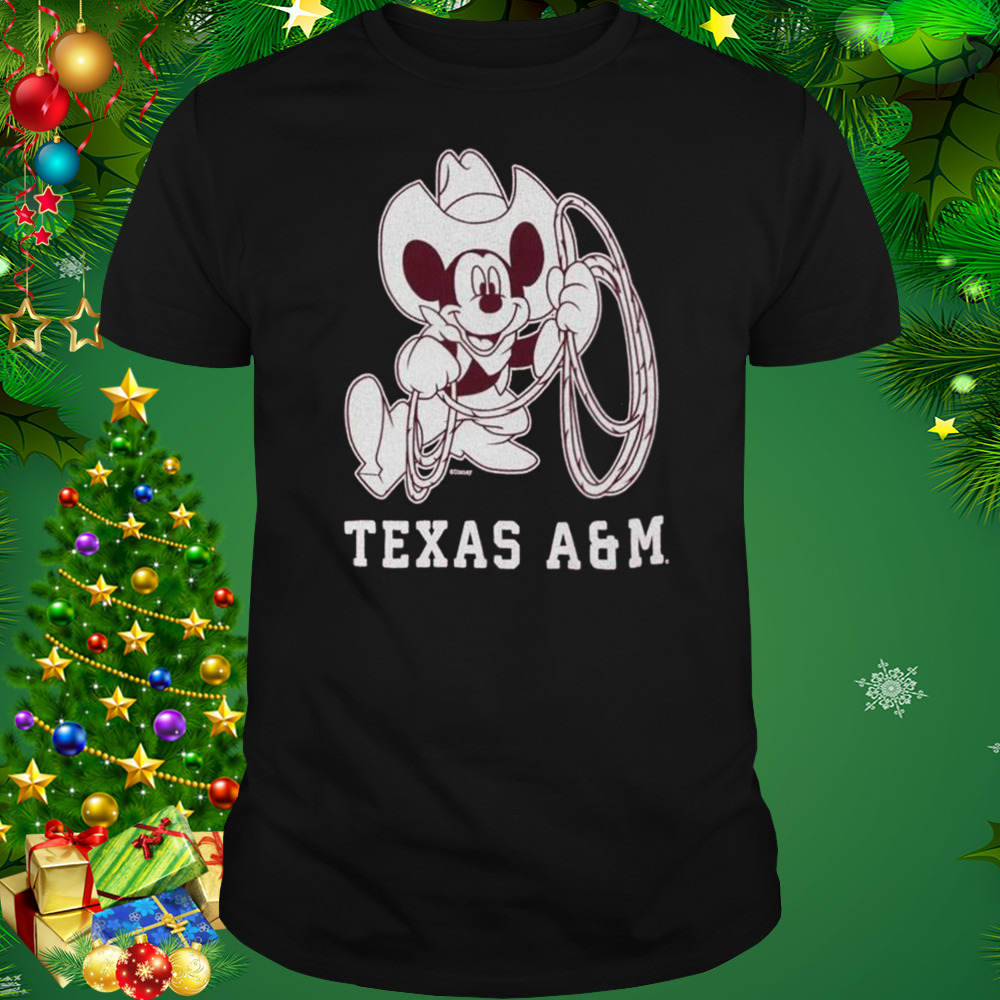 Texas A&M Roper Mickey Shirt