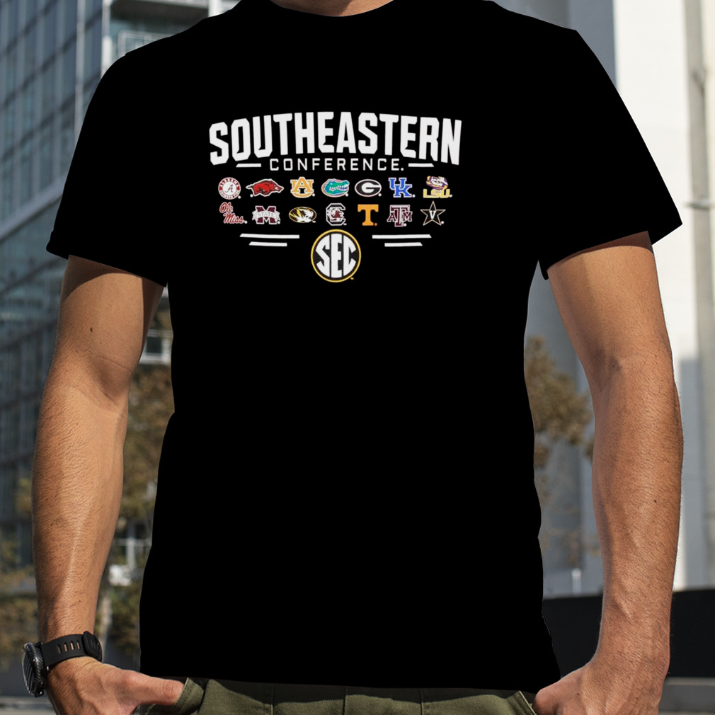 Texas A and M Bar SEC Southeastern Conference 14 teams 2022 shirt