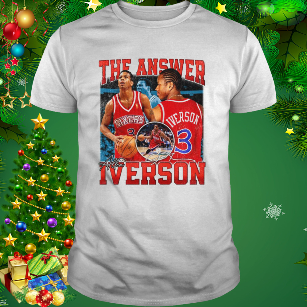 The Answer Basketball Legend Signature Allen Iverson shirt