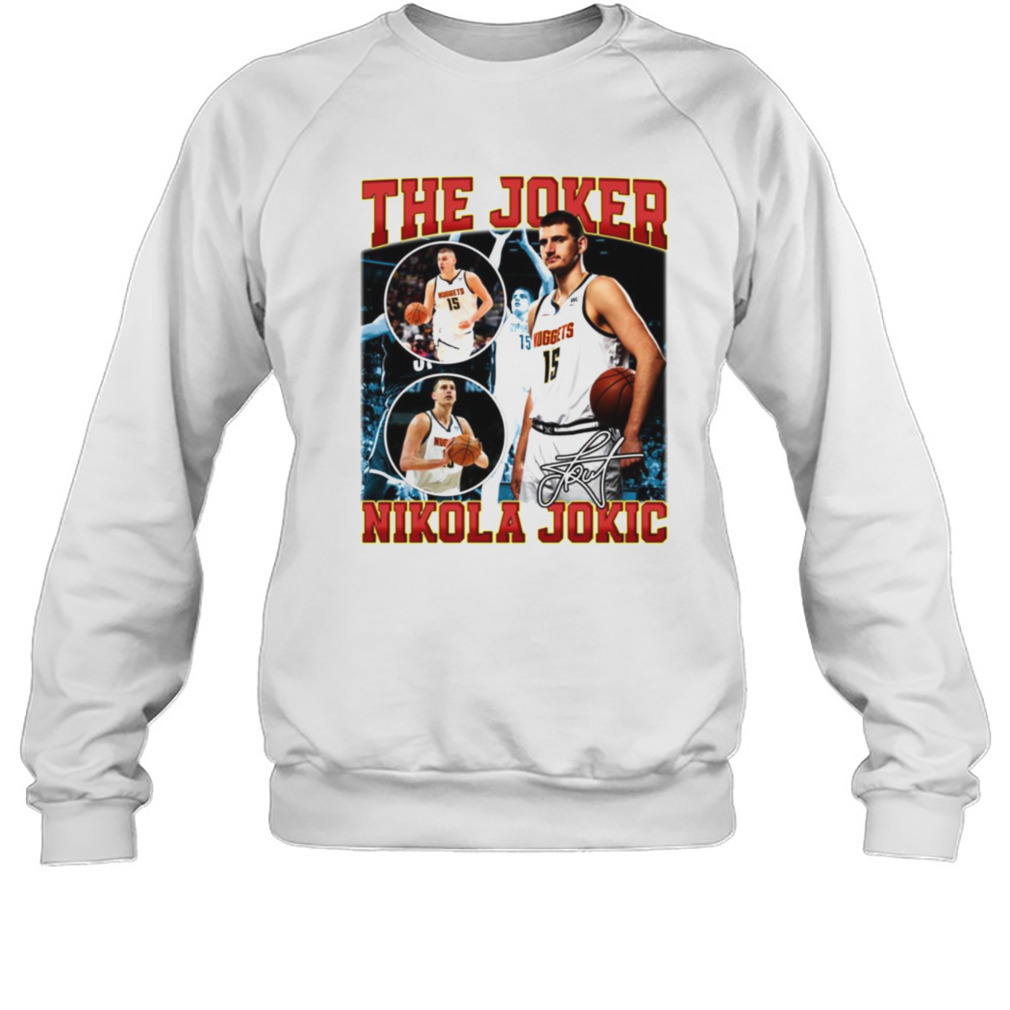 Nikola Jokic Joker Laughing Mile High shirt, hoodie, sweater, long sleeve  and tank top