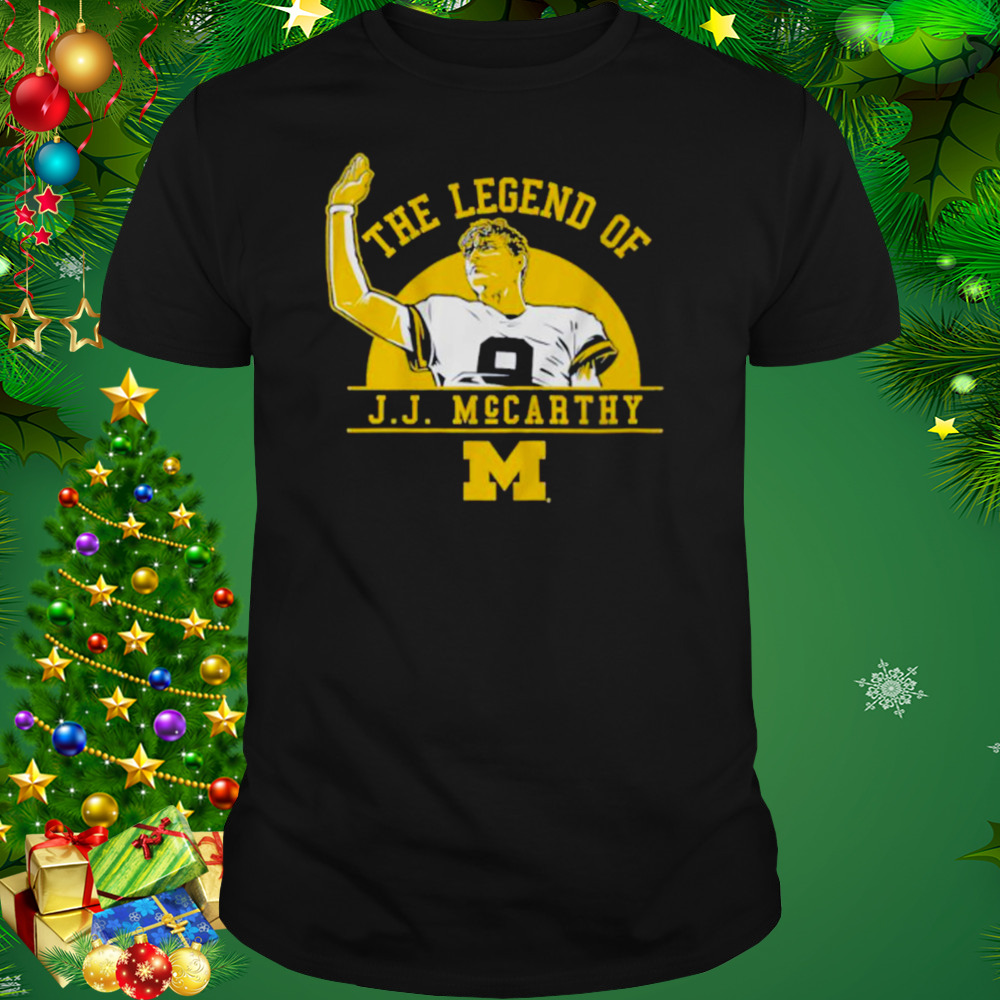 legend of J.J. McCarthy Michigan Wolverines shirt