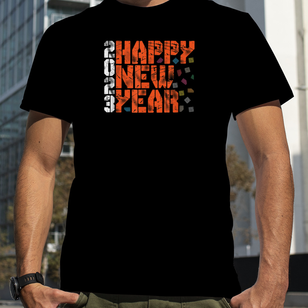 2023 Happy New Year Grunge Style T-Shirt B0BNP8P142