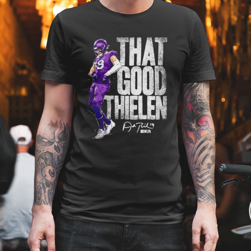 Adam Thielen hooked on a Thielen shirt, hoodie, sweater, long