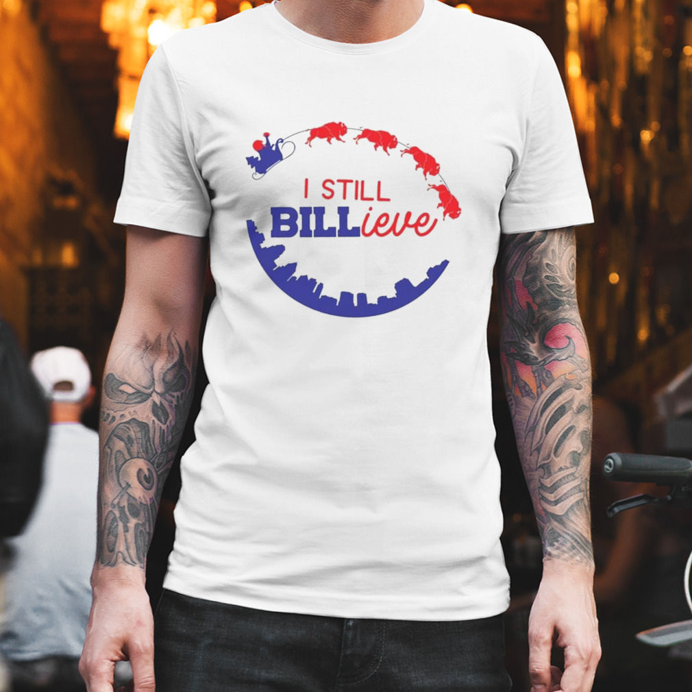 I Still Billieve Buffalo Bills Christmas Santa Claus Unisex T-Shirt -  Teeruto