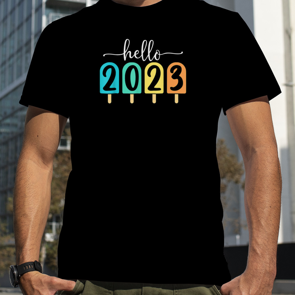 Goodbye 2022 Hello 2023 Happy New Year Funny Christmas Xmas T-Shirt B0BNPGLBGT