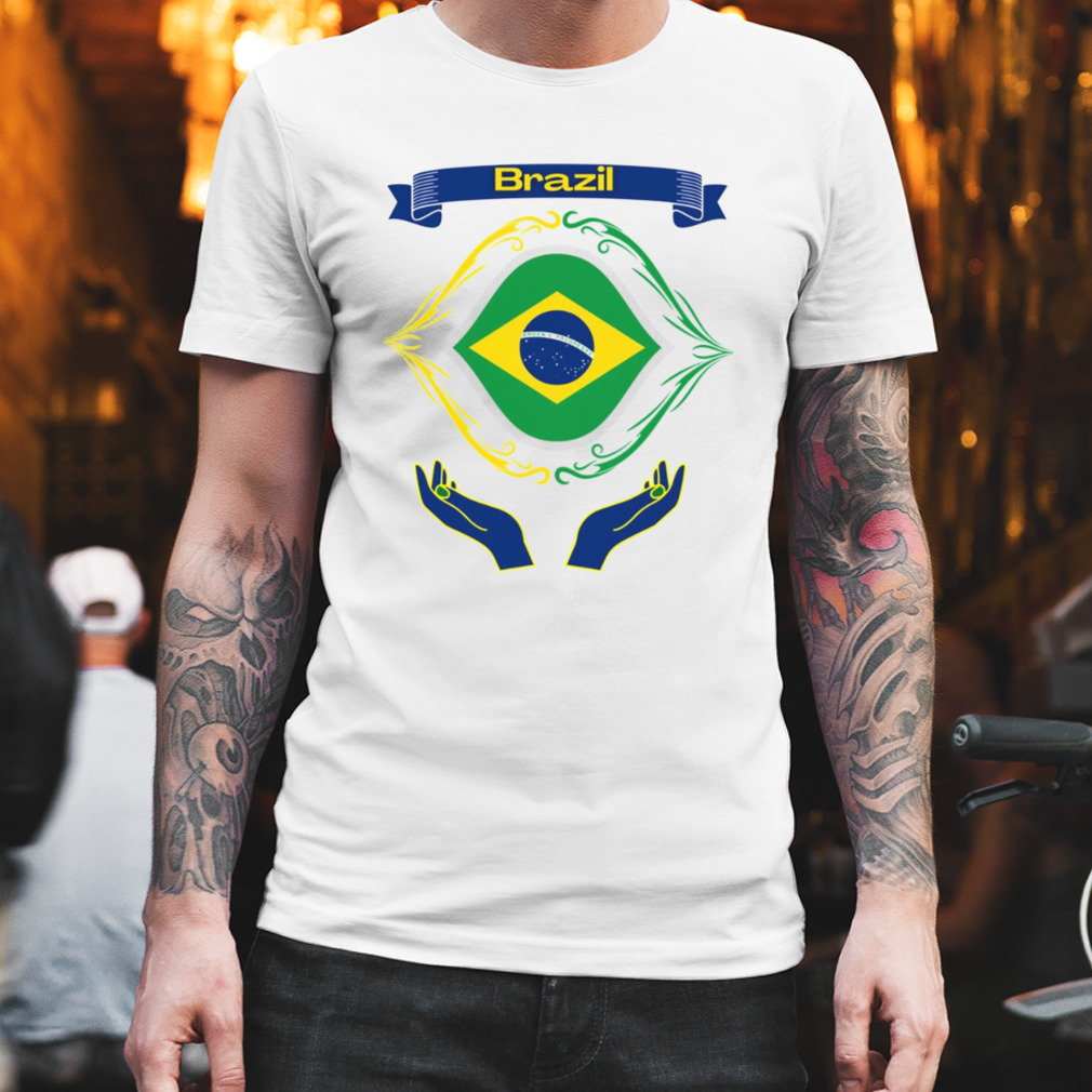 Great World Cup Qatar 2022 Brazil Design shirt