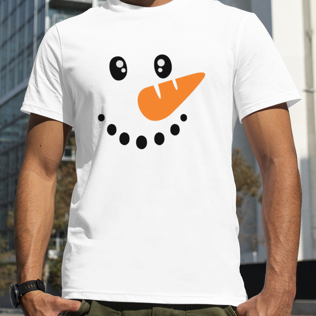 I Love You Frosty The Snowman Face shirt