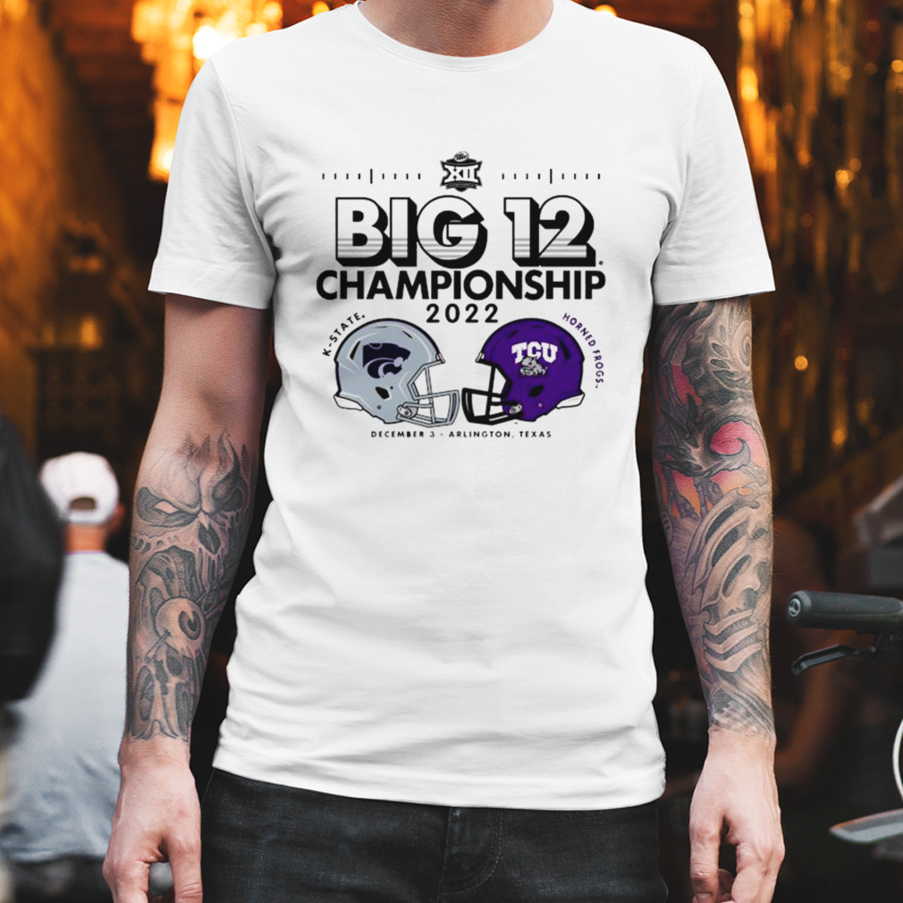 Kansas State Wildcats vs TCU Horned Frogs Big 12 Championship Barn Burn T-Shirt