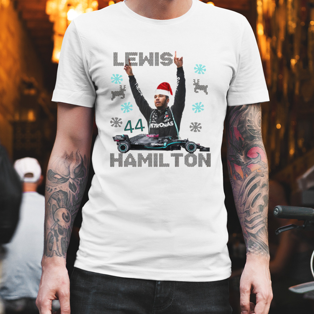 Lewis Hamilton 44 F1 Christmas shirt