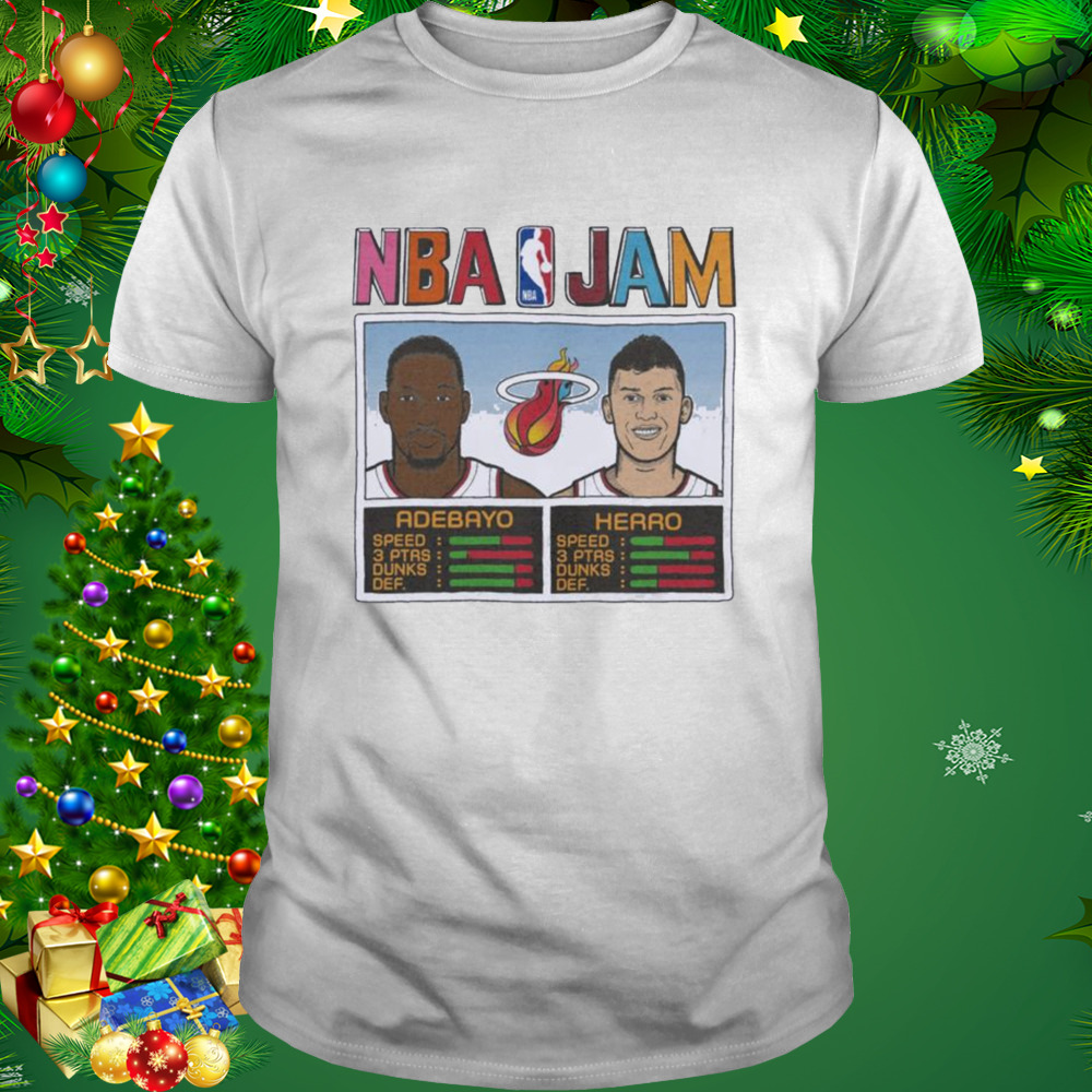 NBA Jam Miami Heat Tyler Herro And Bam Adebayo Shirt