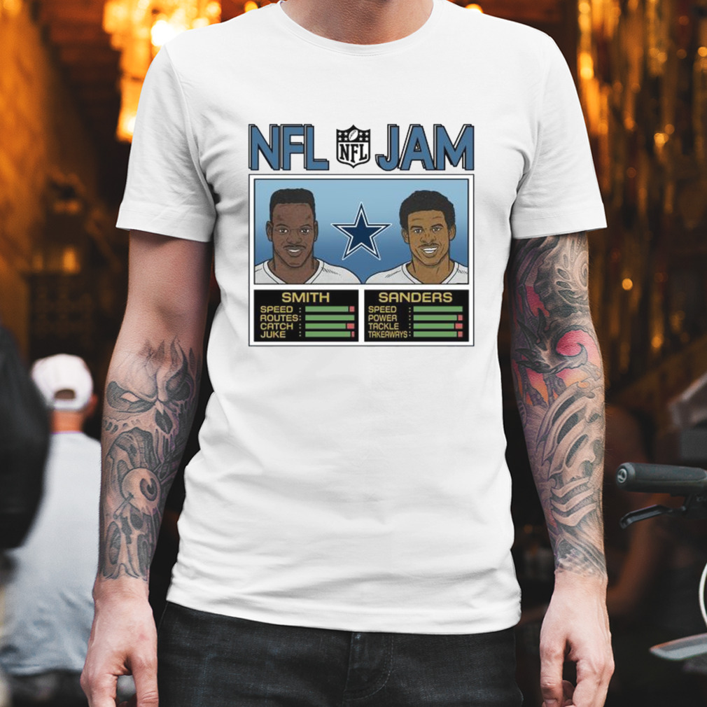 NFL Jam Dallas Cowboys Emmitt Smith And Deion Sanders t-shirt