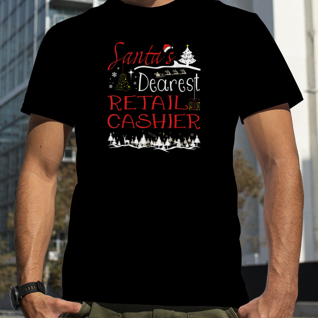 Retail Cashier Xmas Job Cute Christmas T-Shirt B0BNPL4RH2