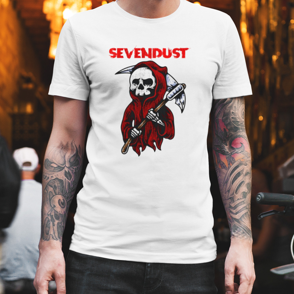Sevendust Retro Grim Reaper shirt