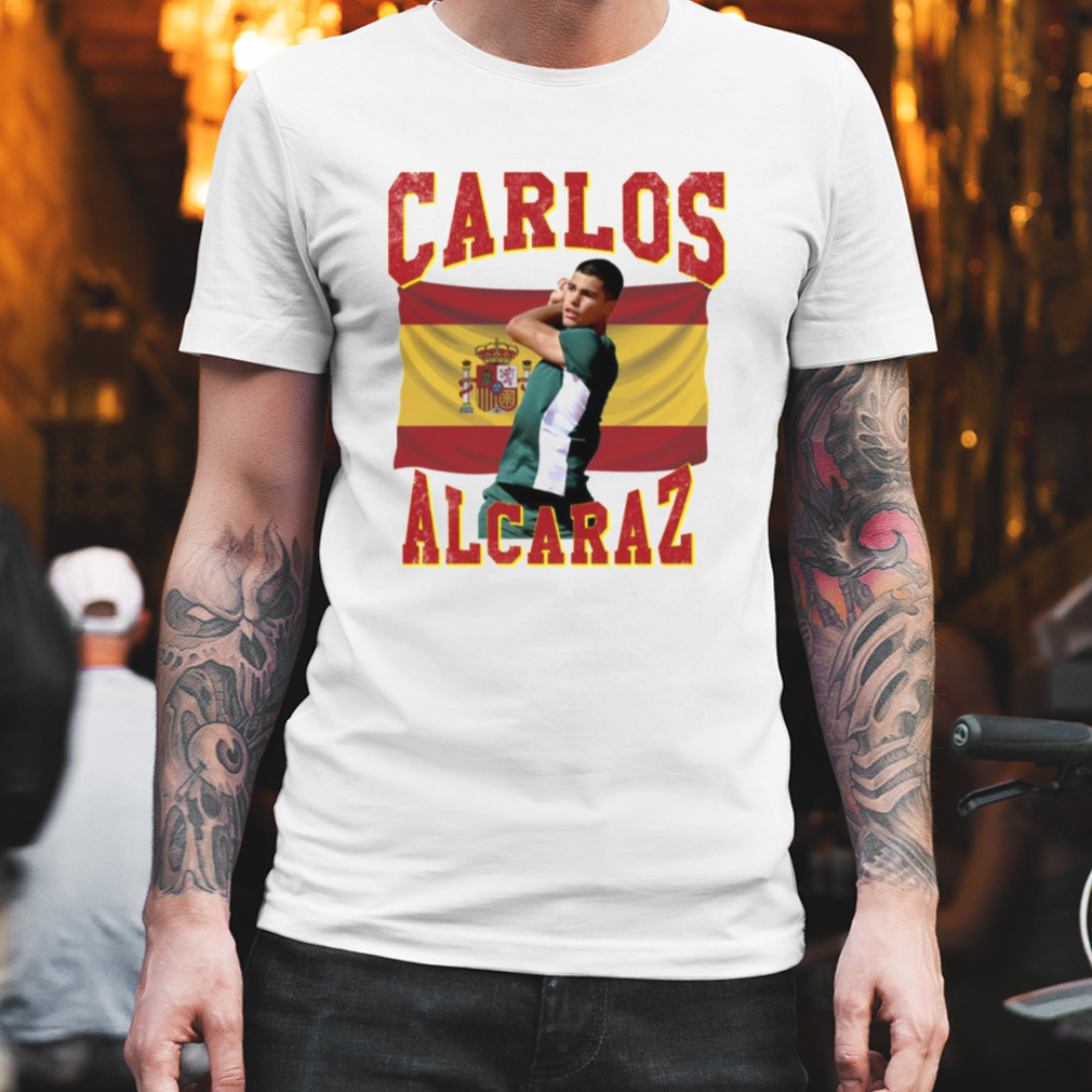 Spanish Tennis Player Graphic Carlos Alcaraz shirt