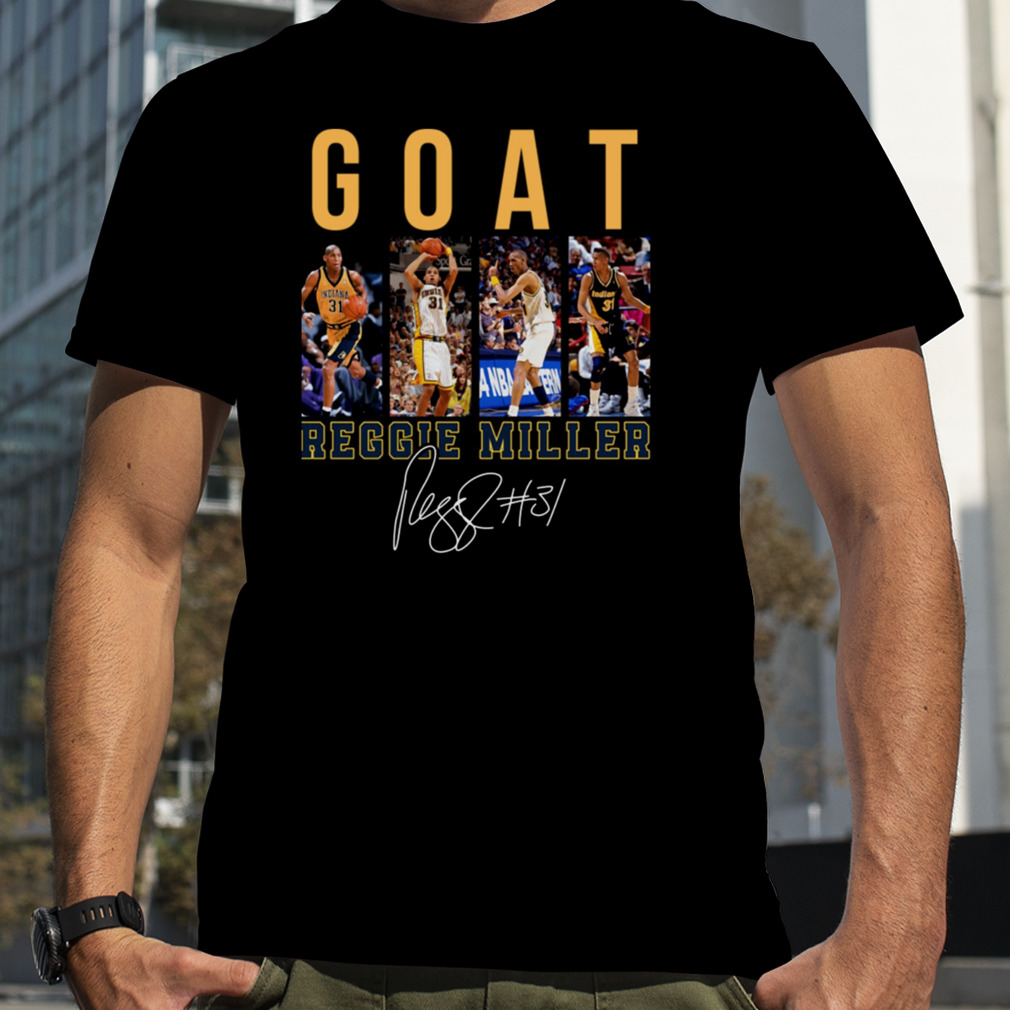 The Goat Design Reggie Miller Choke Basketball Signature shirt