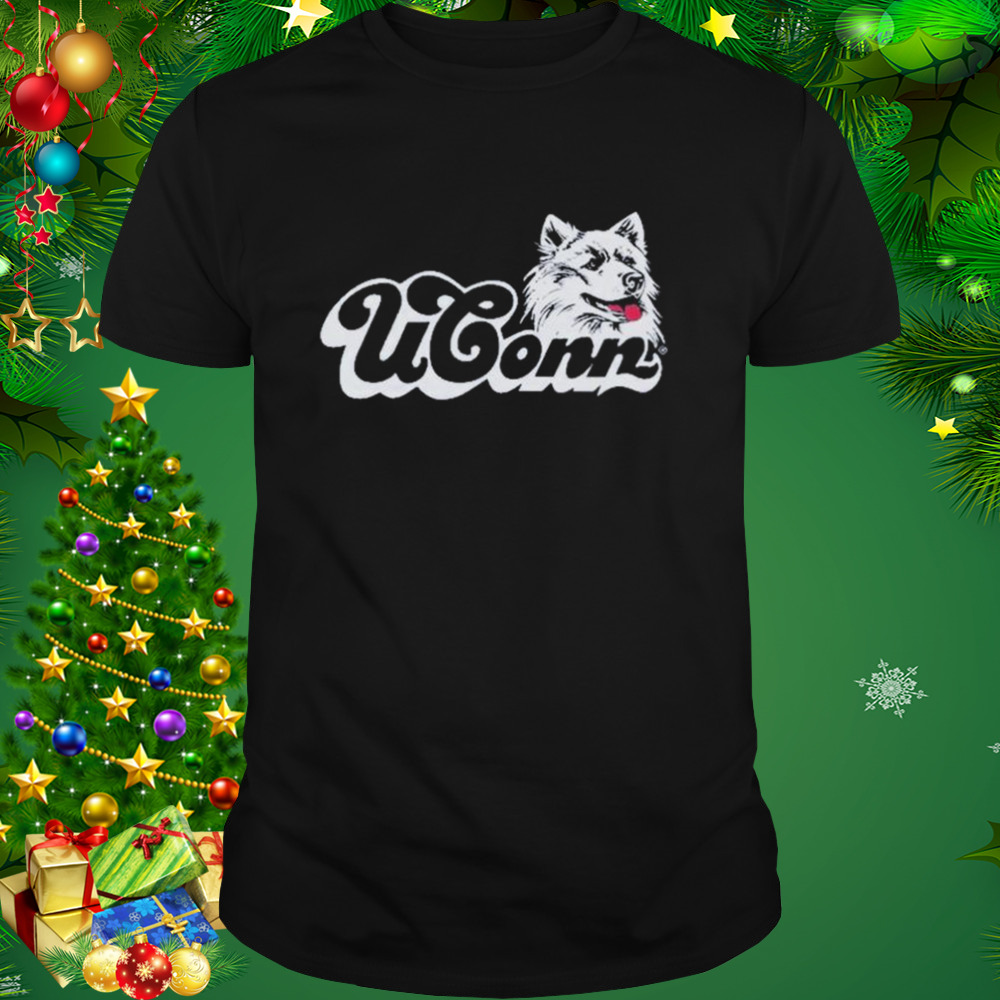 UConn Huskies logo tee shirt