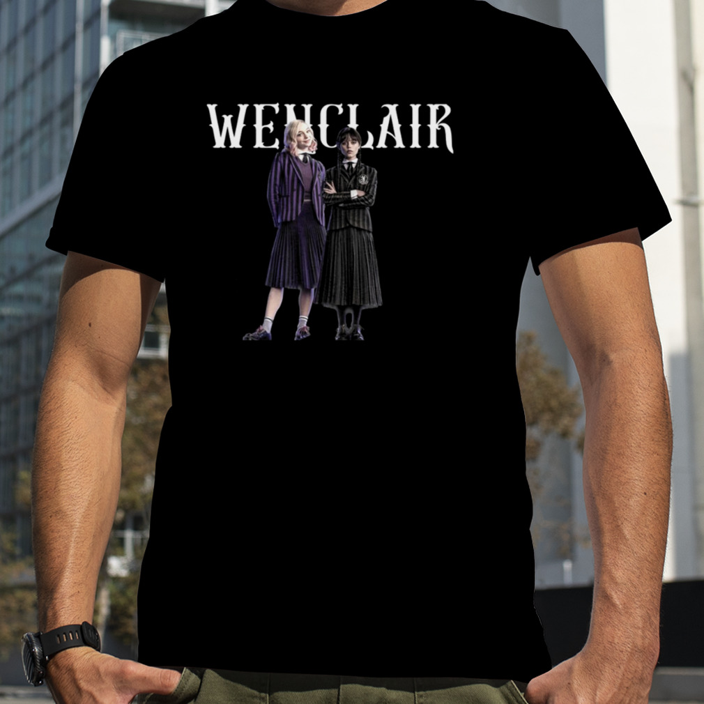 Wenclair Enid And Wednesday Addams Series Netflix shirt