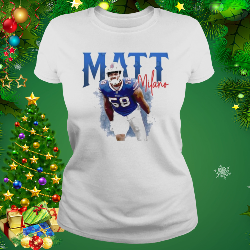 Matt Milano Shirt  Buffalo Bills Matt Milano T-Shirts - Bills Store